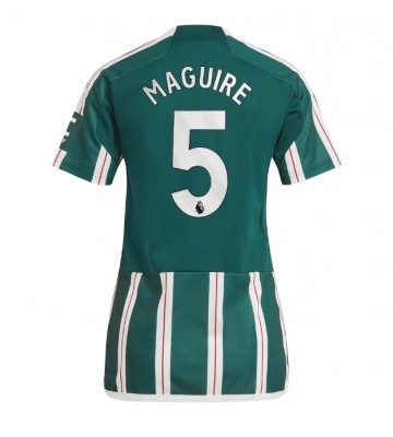 Manchester United Harry Maguire #5 Bortatröja Kvinnor 2023-24 Kortärmad